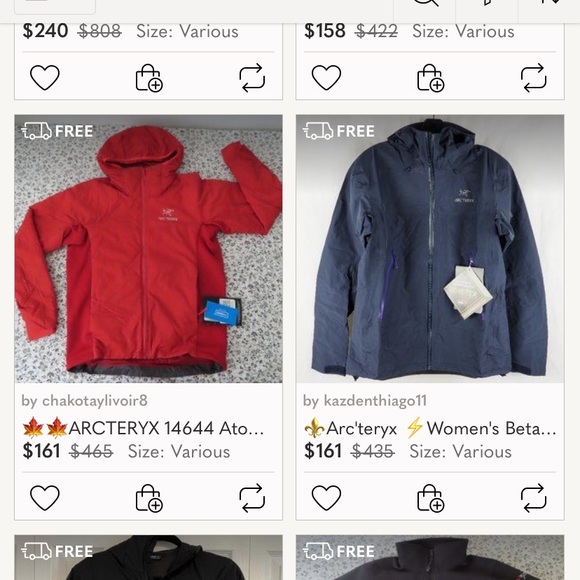 Arcteryx SCAMMERS!! Be aware!!! - Picture 2 of 6
